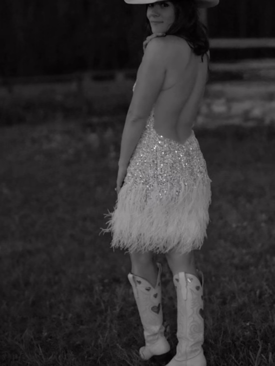 Ines Di Santo Dresses & Skirts - Ines di Santo after party /reception Sequin Halter mini  Dress